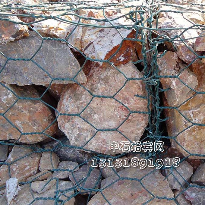 鍍鋅覆塑格賓網 鍍鋅覆塑格賓網